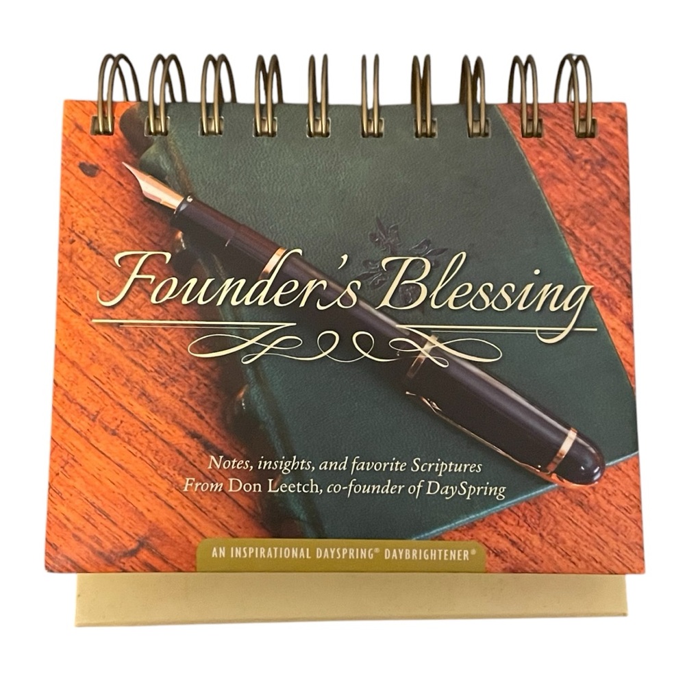 Day Spring Founder’s Blessings Inspirational Stand Up Spiral Bound Calendar